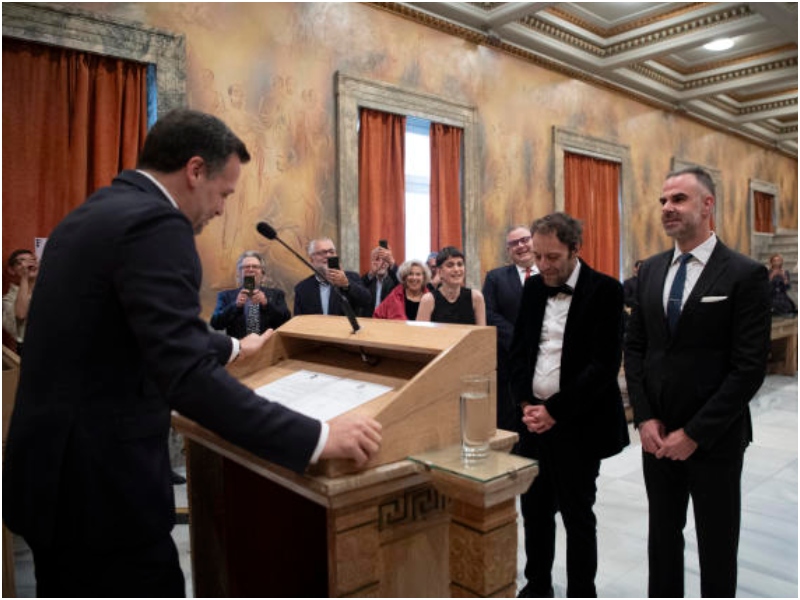 A Greek Novelist And A Lawyer Become First Same-Sex Couple To Wed At Athens City Hall