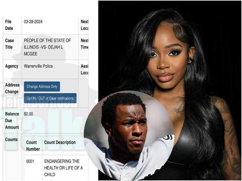 Tim Anderson’s Baby Mama Dejah McGee Arrested on Child Endangerment Charges