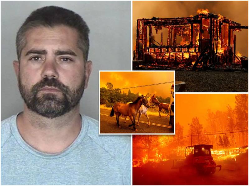 Suspect Charged with Arson in California’s Park Fire, Faces Multiple Felony Charges