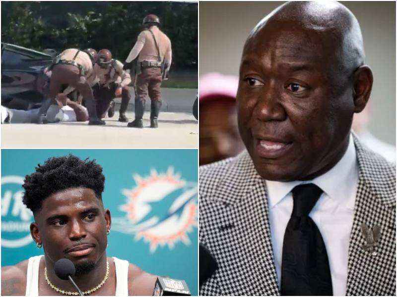 Renowned Civil Rights Attorney Ben Crump Joins Calls for Justice After Dolphins Star Tyreek Hill Detained Before Game