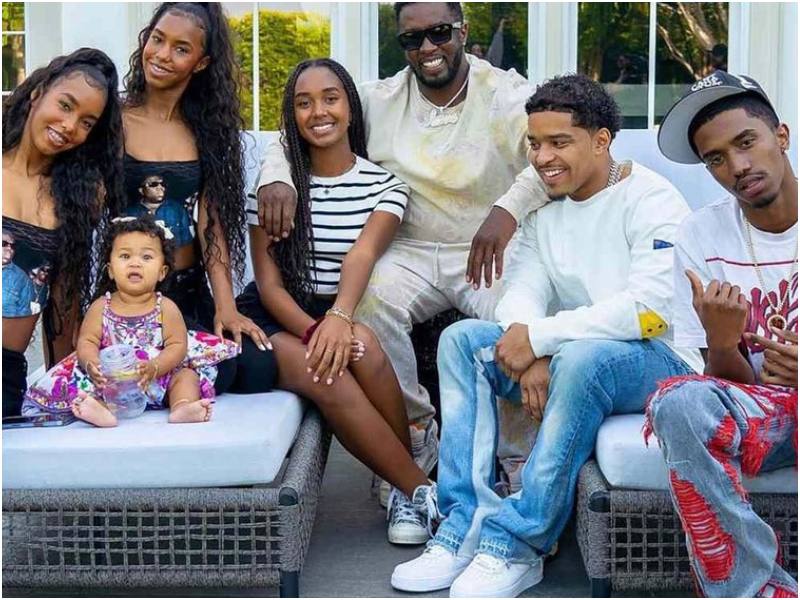 Diddy and his family