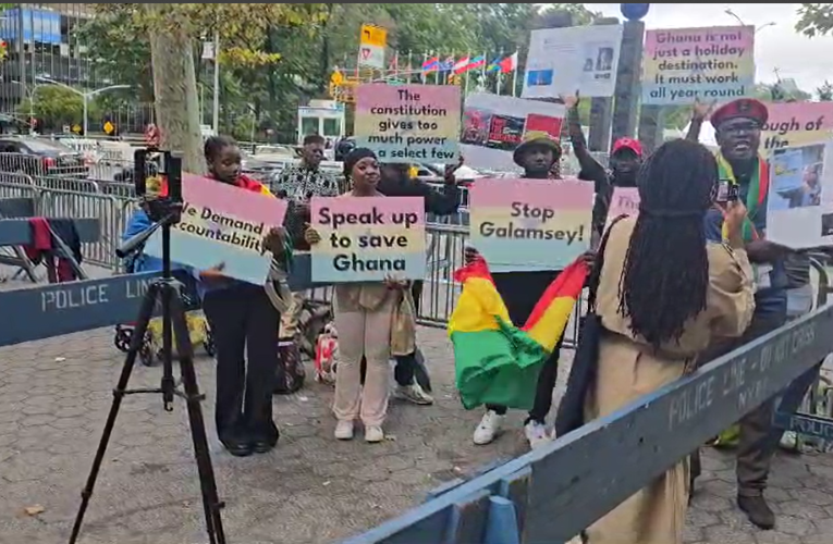 Ghana Anti-Illegal Mining Protestors