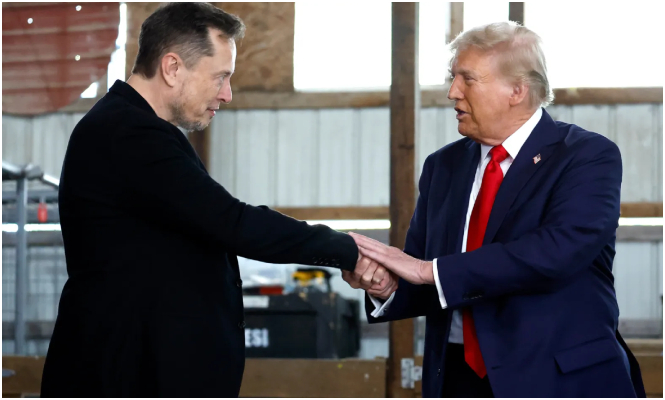 Elon Musk and Donald Trump