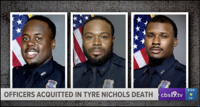 Officers acquitted in Tyre Nichols case