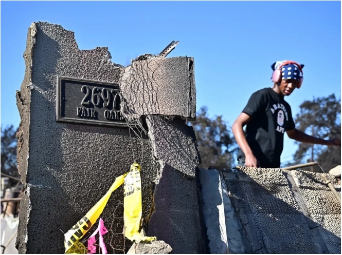 Altadena Fire Victim Black