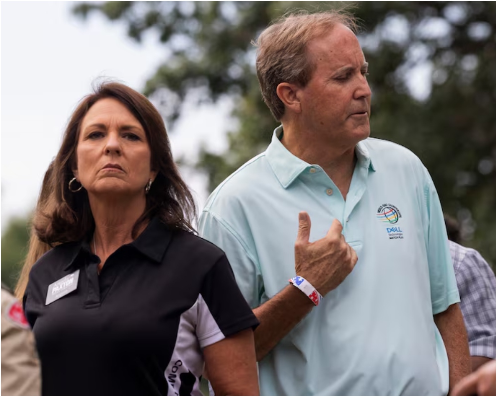 Sen. Angela Paxton and Ken Paxton