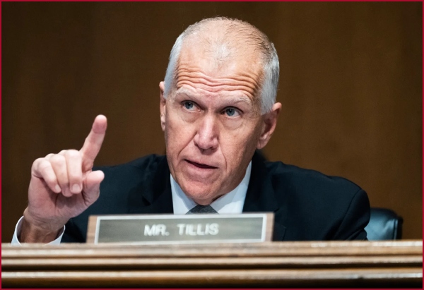 Republican Sen. Thom Tillis Blasts DHS Secretary Kristi Noem in Contentious Oversight Hearing