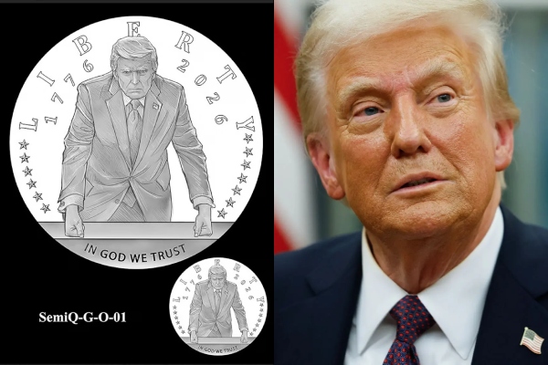 Legal Storm Brews Trump Commemorative Coin Despite Federal Law Prohibiting Living Presidents From Appearing on Currency